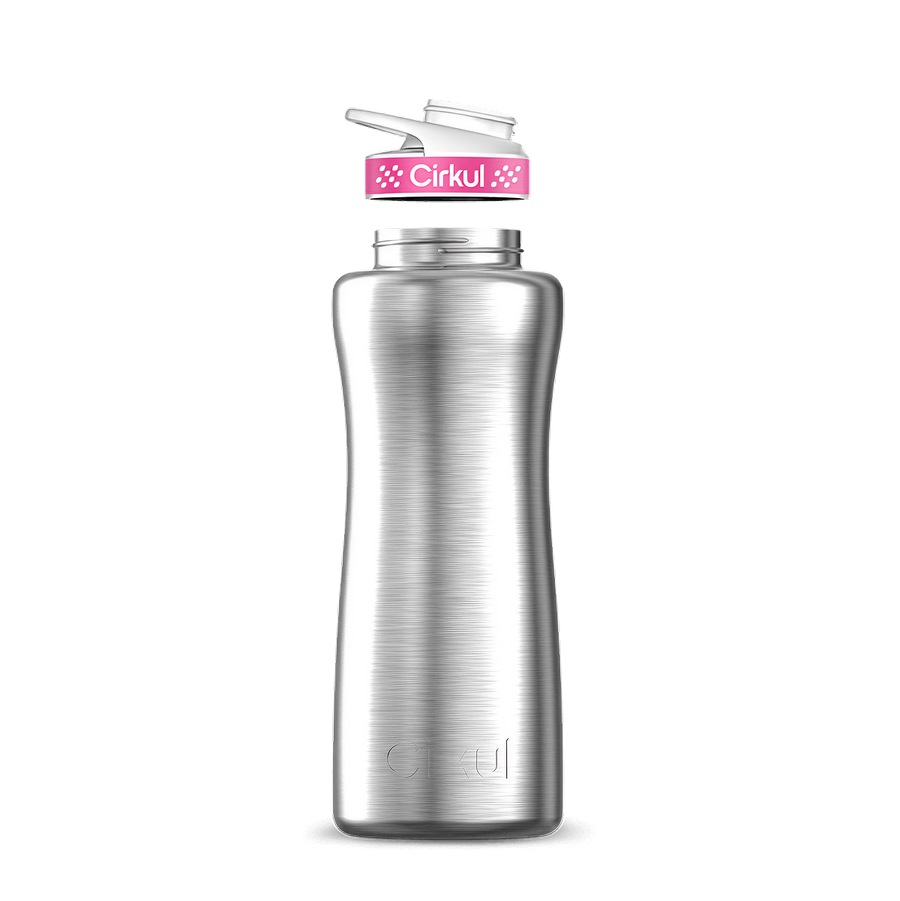 32oz. Stainless Steel Bottle & Comfort Grip Lid